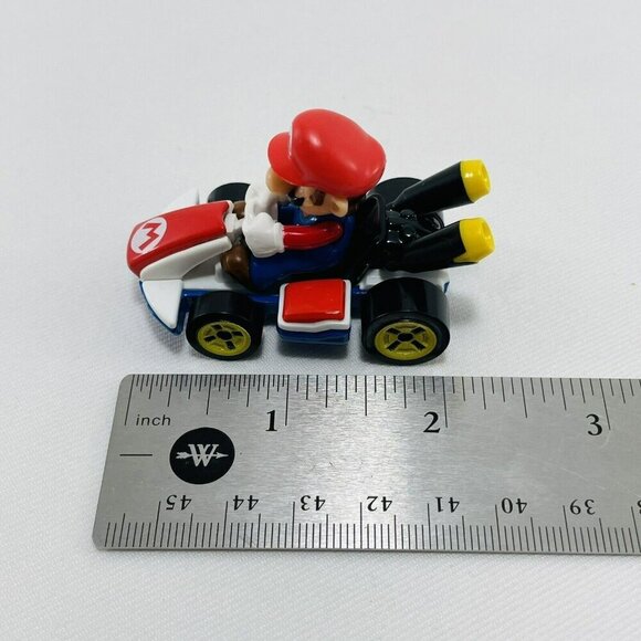 Nintendo Mattel Mario Mariokart Kart Toy Figure Die Cast Racing Car Vehicle Red - Picture 10 of 10